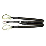 ISSAFE (ISF-163) Energy Absorbing Webbing Lanyard With Two Ropes & 2 Scaffolding Hooks