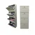 Welbuilt 4 Door 8 Shelf Double Decker Metal Shoe Rack for Home, 69 x 26 x 9.5 inches, Shoe Cabinet for Home with Lock