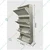 Welbuilt 4 Door 8 Shelf Double Decker Metal Shoe Rack for Home, 69 x 26 x 9.5 inches, Shoe Cabinet for Home with Lock