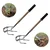 Redbuild 2 in 1 Hand Weeder with 1 Feet Handle | Rust Proof | Hand Weeder for Gardening (Pack Of 2)