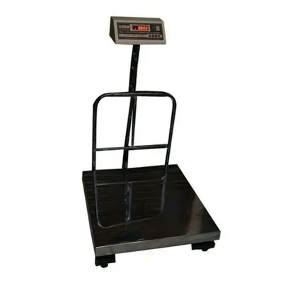Voda 300 Kg Load Capacity Heavy Duty Stainless Steel Weighing Scale, 600 x 600 mm Platform Size