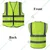 WeighTAJ Pack of 2 Safety Jacket - 2-inch Reflective Stripes at Front & Back, 4 Pockets