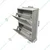 Welbuilt 2 Door 4 Shelf Double Decker Metal Shoe Rack for Home, 34 x 26 x 9.5 inches, Shoe Cabinet for Home with Lock