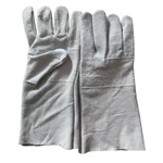 DSY BC-grade Split Leather Dandakoli Style Welding Gloves - 13 Inch, Heat & Abrasion Protection for Industrial Use