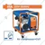Wadfow Inverter Plasma Cutter 45 Amp Powerful Cutting Machine with Built in Oil Free Air Compressor (WCUT452)