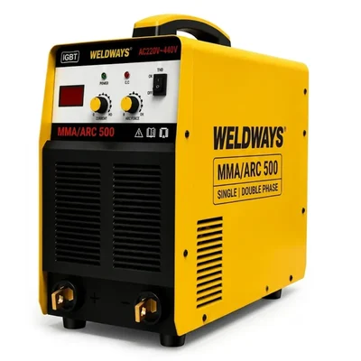 Weldways 500 AMP Single & Double Phase IGBT Inverter Welding Machine With 1 Year Warranty