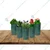 Pack of 5 Pcs of Wet Free Grow Bags, HDPE Fabric Material and UV Protected(Size-5L (6 inch x 12 inch))