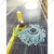 Zoom Solar Panel Cleaning Combo of Battery Operated Dry Cleaning Mop and Wet Cleaning Brush with 4 Meter Telescopic Pole