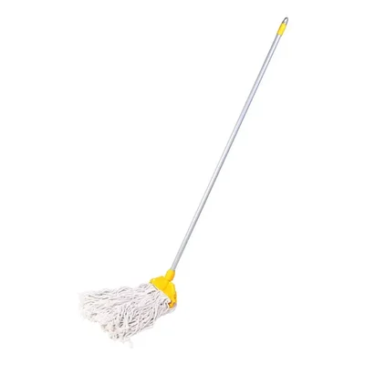 Premium Quality Cotton Wet Mop With Steel Handle (Pack of 10 Pcs)