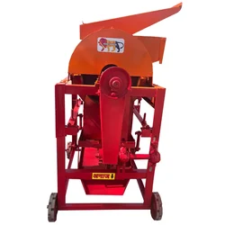 7HP Petrol Engine Operated Wheat Thresher 9X18 With Wheel, Stand And Belt Tightener for Multi Crop Threshing