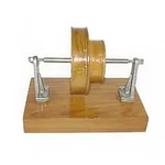 Reliant Lab Wheel and Axle Simple Form Comprising two polished wooden wheels