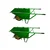 UTC 160 Kg Load Capacity Heavy Duty Single Wheel Barrow With 1 Meter Chain (2 pieces)