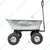 Bigapple 300 kg Capacity Metal Dump Cart Trolley With 10" Wheel (1 Year Warranty) 