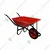 Agrolift 170 Kg Load Capacity Single Wheelbarrow With Solid Tyre (SHT-SH-Heavy Model)- Set Of 2