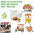 100 pcs, 250ml White Paper Boat Trays for Snack, Cookies