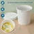 1000 Pcs, 900 ml White Disposable Paper Container with Lid for Salads, Soups, Desserts 