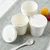 1000 Pcs, 900 ml White Disposable Paper Container with Lid for Salads, Soups, Desserts 