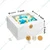 100 Pcs, 7 x 5 x 3 Inch 320GSM Duplex Cake Box for Cookies, Pastries, Mini Cakes, Donuts, Pie Slices