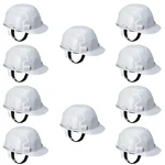 Super Safety pack of 10 Premium Quality White Construction Helmet For Industrial Use