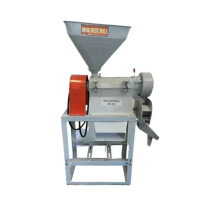 Huller Type 3 HP Rice Mill Machine with Blower, 250-300 kg/hr Production Capacity