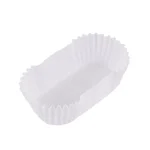 5000 Pcs, 25x65mm White Color Oval Paper Cups for Holiday/Outing/Parties/Events