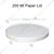 200 ml White Paper Bowl and Lid (500 Pcs)
