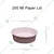 200 ml White Paper Bowl and Lid (500 Pcs)