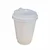100 Pcs, 360ml White Double Walled Paper Cup With Lid for Coffee, Tea Servings and Takeaway