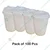 100 Pcs, 360ml White Double Walled Paper Cup With Lid for Coffee, Tea Servings and Takeaway