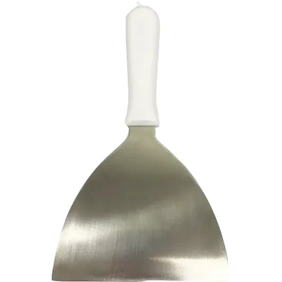 Smart Chef HS40106 3 Inch White Stainless Steel Chocolate Scraper Spatula Multi Purpose Baking Tool Ergonomic Grip(Pack-1 pc)