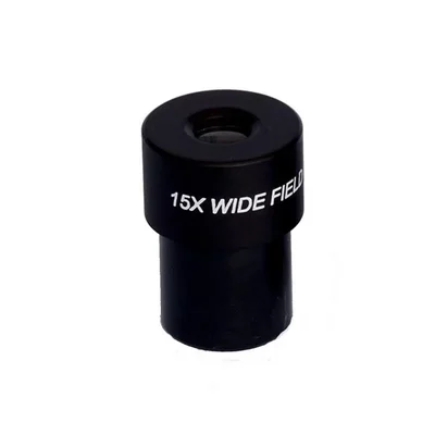 Cometek Wide Field 15x Microscope Eyepiece WF15X Lens for Compound Microscopes | 23.2 mm Diameter