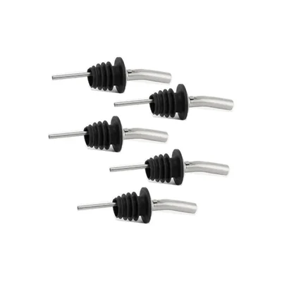 4.25 Inch Stainless Steel Pourer with Wide Mouth, Fast-Flow Speed Pourer for Thick Syrups, Oils & Craft Cocktails(Pack-20 pcs)