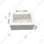 100 Pcs, 9x6x4 Window 350 GSM Cupcake Box with Insert For 4 Cupcakes, Brownies, Bakery Products