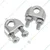 Heavy Duty Wire Rope Clamp (Size-3 mm,Pack-20 Pcs)