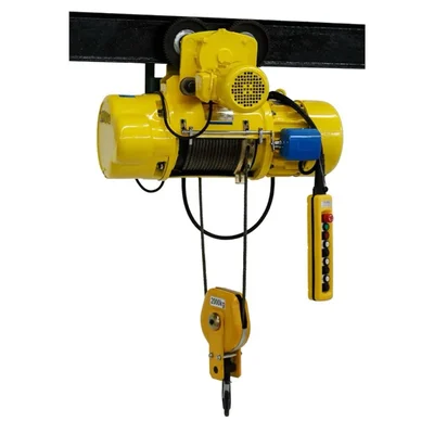 Boltz 2 Ton CD1 3 Phase Electric Wire Rope Hoist, 9 meters & 11 mm Wire Rope With Electric Trolley for Industrial Use