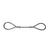 Heavy Duty Wire Rope Sling For Lifting(Size-10 mm,Chain Length-1 Meter)