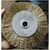 Heavy Duty 100mm (4") Brass-Coated Wire Wheel Brush for Metal, Wood & Plastic