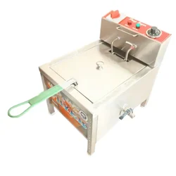 High Quality 10 Ltr SS Deep Fryer with Tap for Commercial kitchens, Catering, Food Stalls, Large-scale home use