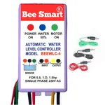 Bee Smart Fully Automatic Water Level Controller, Auto ON-OFF, for 0-1.5HP Pumps (BEEWLC-4) - 1 Year Warranty