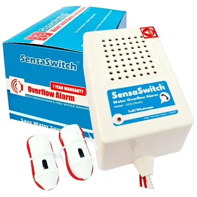 SensaSwitch (Model-OCA) Water Tank Overflow Alarm With Water Sensor || Musical || - 1 Year Warranty