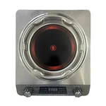 Premium 3.5 KW Heavy Duty Wok Induction Cooktop for Live Cooking Stations