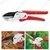 Wolf Garten Anvil Secateurs RS-EN (Manual) for Easy Cutting, Useful for Pruning Woody Stems, Trimming Shrubs and Hedges