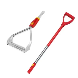 Wolf Garten Multi Star Push Pull Weed Pen RF-M with ZM-AD 85 Handle for Garden