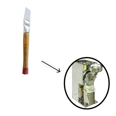 Big wooden brush For Fully-Automatic 2 in 1 Flour Mill/Pulverizer Machine/