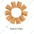 Bello 15pcs Wooden Cork for School Science Room, Home Kitchen