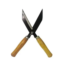 Heavy Duty 8 Inch Wooden Handled Hedge Shear for Lawn or Garden