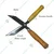 Heavy Duty 8 Inch Wooden Handled Hedge Shear for Lawn or Garden