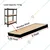 Blueboy 3 x 1.25 Feet Wooden Shelf for Boltless Steel Storage Racks