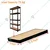 Blueboy 3 x 1 Feet Wooden Shelf For Boltless Steel Storage Racks 