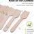 200 Pcs, 3.8 Inch Disposable Wooden Mini Taster for Ice Cream, Pastry, Cakes 